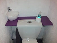 Mini lave-mains pour WC WiCi Mini - Monsieur G (33) - 3 sur 3 (après)
